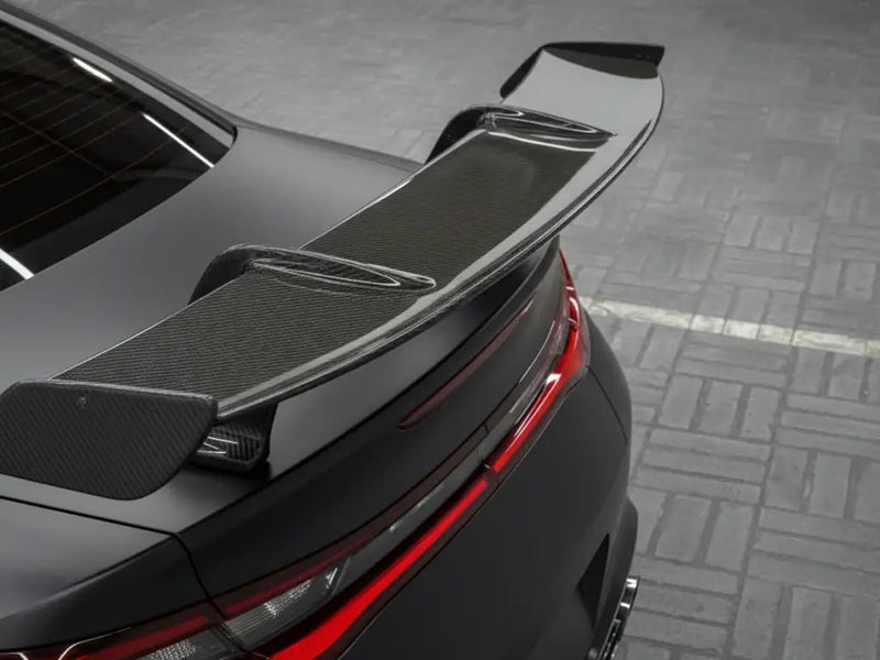 Lexus RC F wrapped in Satin HX20000 Deep Black car wrap film HX20NPRS