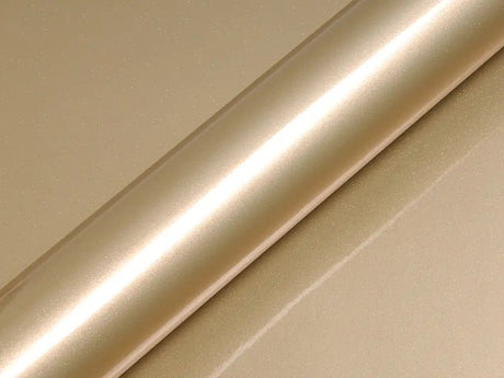 Color swatch of Hexis HX20000 Gloss Zeus Gold Vinyl Wrap HX20P001