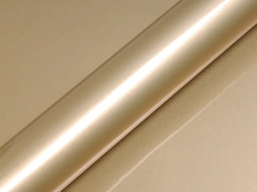 Color swatch of Hexis HX20000 Gloss Zeus Gold Vinyl Wrap HX20P001