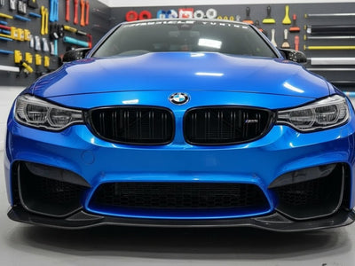DIY BMW M3 wrapped in Gloss HX20000 Apollo Blue car wrap film HX20P004