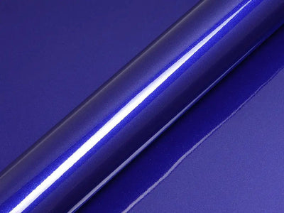 Color swatch of Hexis HX20000 Gloss Triton Blue Vinyl Wrap HX20P005