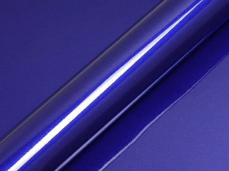 Color swatch of Hexis HX20000 Gloss Triton Blue Vinyl Wrap HX20P005