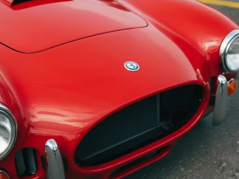AC Cobra wrapped in Hexis Gloss HX20000 Race Red wrap film HX20R05B
