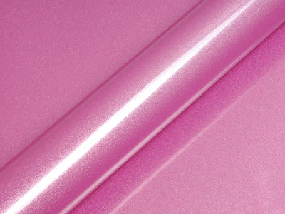 Color swatch of Hexis HX20000 Gloss Jellybean Pink Vinyl Wrap HX20RDRB