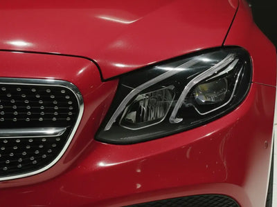 Mercedes-Benz E-Class wrapped in Gloss HX20000 Garnet Red automotive vinyl film HX20RGRB