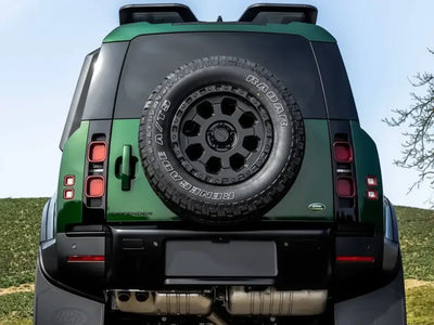 Land Rover Defender wrapped in Gloss HX20000 Sherwood Green restyling film HX20V14B