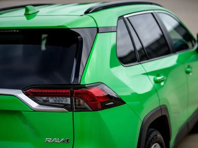 Toyota RAV4 wrapped in Gloss HX20000 Drosera Green car wrap film HX20V16B