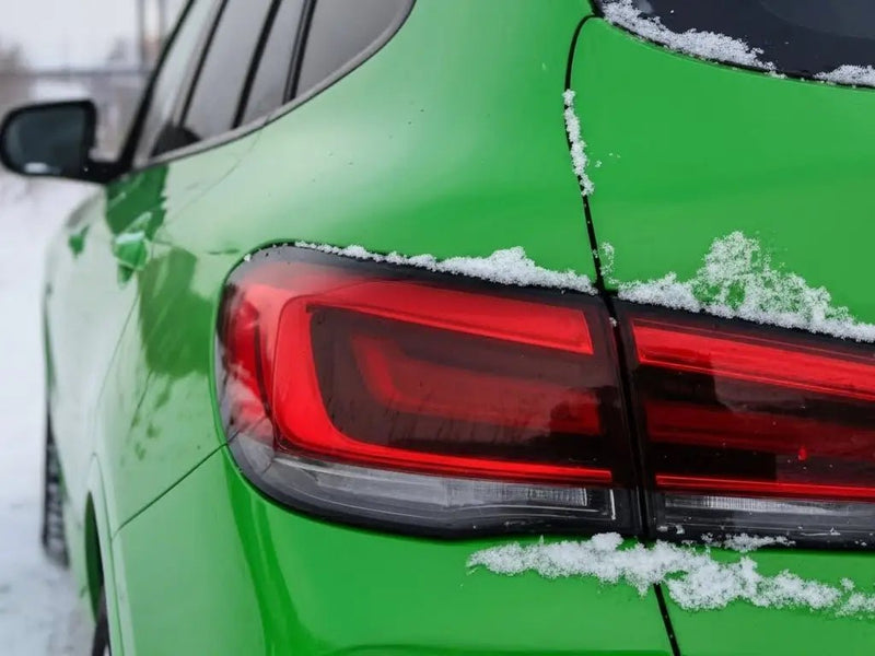 BMW X6 wrapped in Hexis Gloss HX20000 Drosera Green restyling film HX20V16B