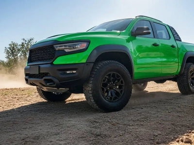 Ram 1500 TRX wrapped in Gloss HX20000 Drosera Green automotive vinyl film HX20V16B