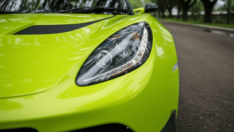 Ferrari LaFerrari wrapped in Hexis Gloss HX20000 Toxic Green restyling film HX20V24B
