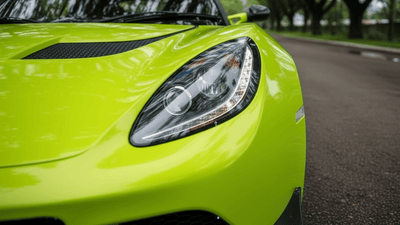Ferrari LaFerrari wrapped in Hexis Gloss HX20000 Toxic Green restyling film HX20V24B