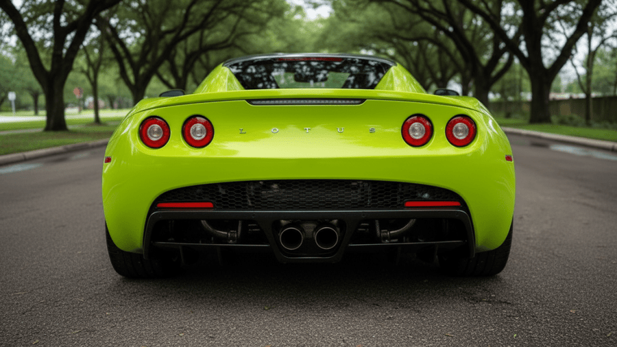DIY Lotus Elise wrapped in Gloss HX20000 Toxic Green vinyl wrap HX20V24B