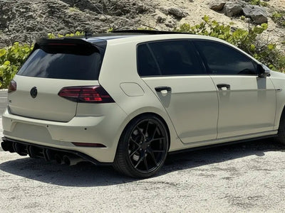 Volkswagen Golf R wrapped in Matte HX20000 Adventure Green restyling film HX20VAVM