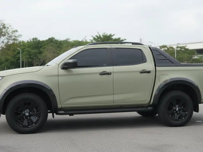 Ford Ranger wrapped in Hexis Matte HX20000 Adventure Green wrap film HX20VAVM