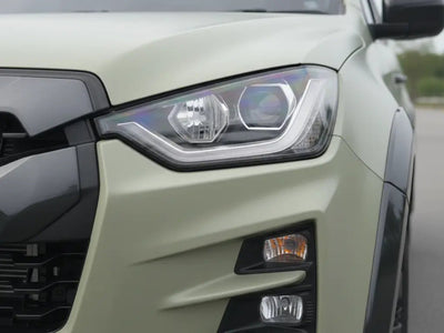 DIY Isuzu D-Max wrapped in Matte HX20000 Adventure Green wrap film HX20VAVM