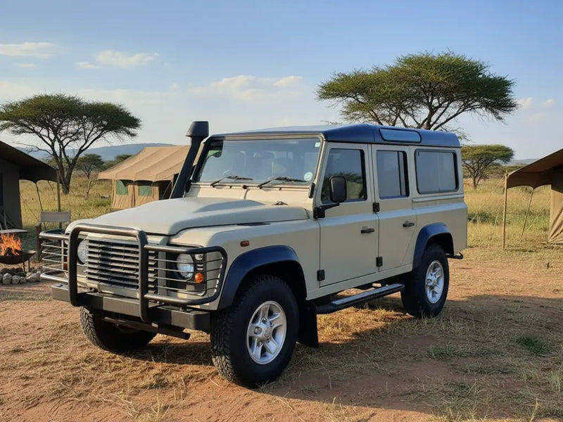 Land Rover Defender wrapped in Matte HX20000 Adventure Green vinyl wrap HX20VAVM