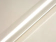 Color swatch of Hexis HX30000 Gloss Nacre White Vinyl Wrap HX30BNCB