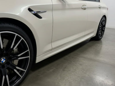 BMW M5 wrapped in Gloss HX30000 Nacre White vinyl wrap HX30BNCB