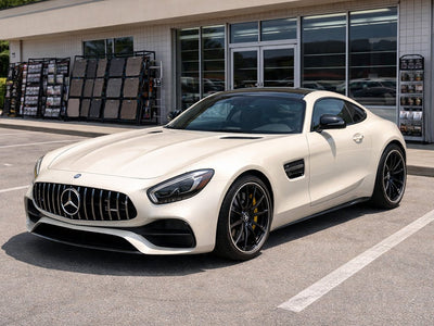 Mercedes-AMG GT wrapped in Hexis Gloss HX30000 Nacre White car wrap film HX30BNCB