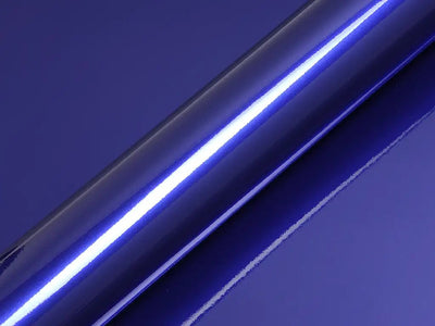 Color swatch of Hexis HX30000 Gloss Neon Blue Vinyl Wrap HX30BNEB