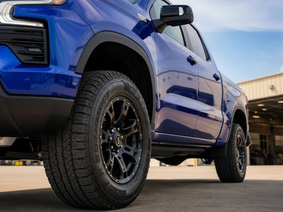 Chevrolet Colorado wrapped in Gloss HX30000 Neon Blue car wrap film HX30BNEB