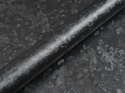 Color swatch of Hexis HX30000 Black Forged Carbon Fiber Vinyl Wrap HX30CAF89S