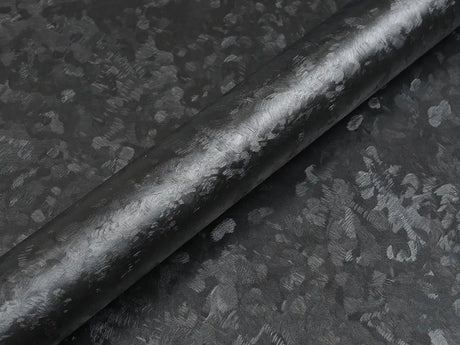 Color swatch of Hexis HX30000 Black Forged Carbon Fiber Vinyl Wrap HX30CAF89S