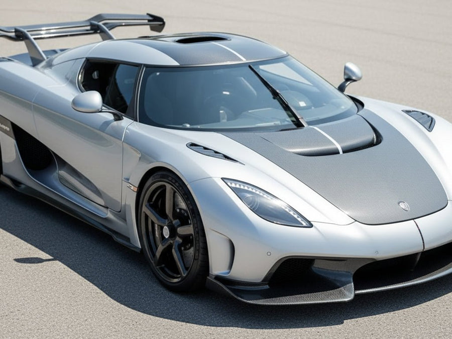 Koenigsegg Agera RS wrapped in None HX30000 Black Honeycomb vinyl wrap HX30CAF89S