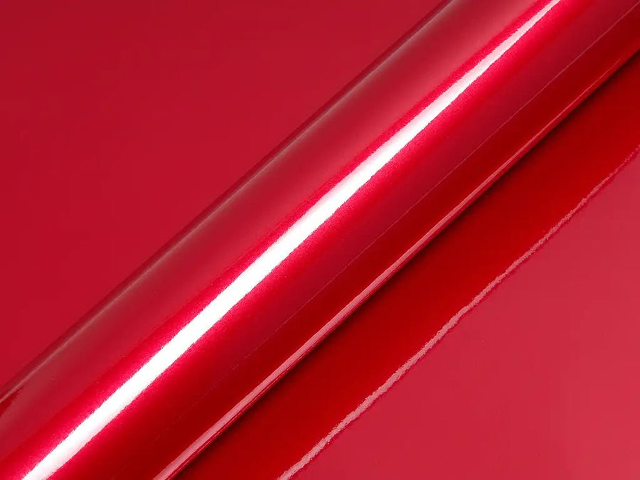 Color swatch of Hexis HX30000 Gloss Redcurrent Red Vinyl Wrap HX30RGOB