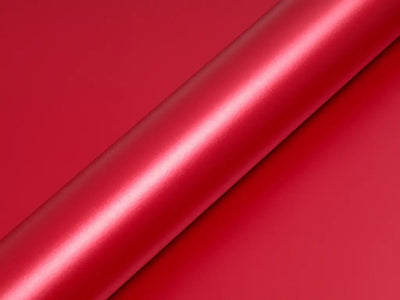 Color swatch of Hexis HX30000 Matte Redcurrent Red Vinyl Wrap HX30RGOM