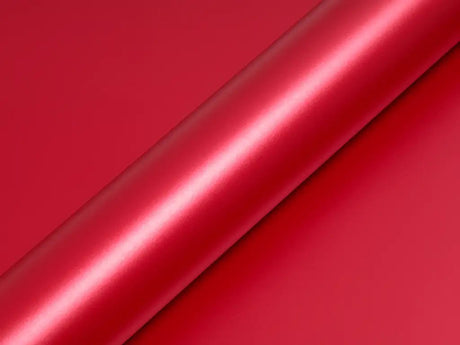 Color swatch of Hexis HX30000 Matte Redcurrent Red Vinyl Wrap HX30RGOM