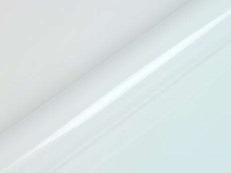 Color swatch of Hexis HX30000 Gloss White Rainbow Vinyl Wrap HX30RW002B