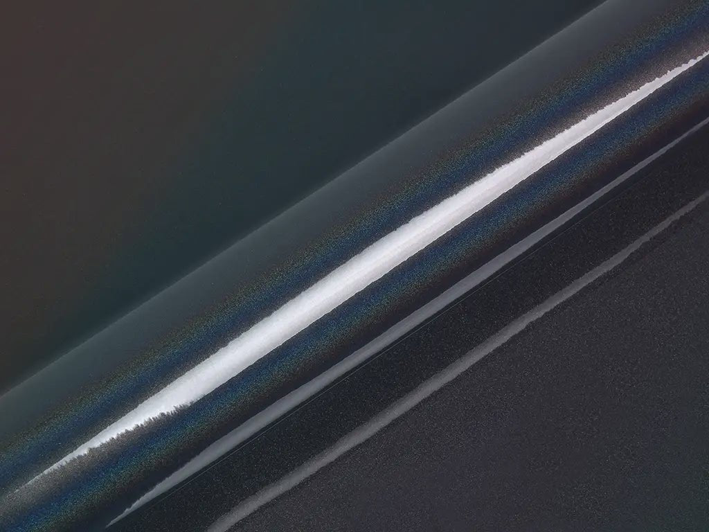 Hexis HX30000 black rainbow gloss wrap film
