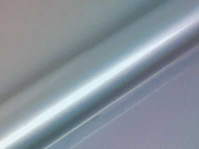 Color swatch of Hexis HX30000 Gloss Gray Rainbow Vinyl Wrap HX30RW990B