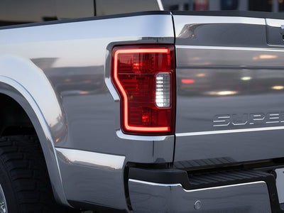 Ford Super Duty wrapped in Gloss HX30000 Super Chrome Silver automotive vinyl film HX30SCH01B