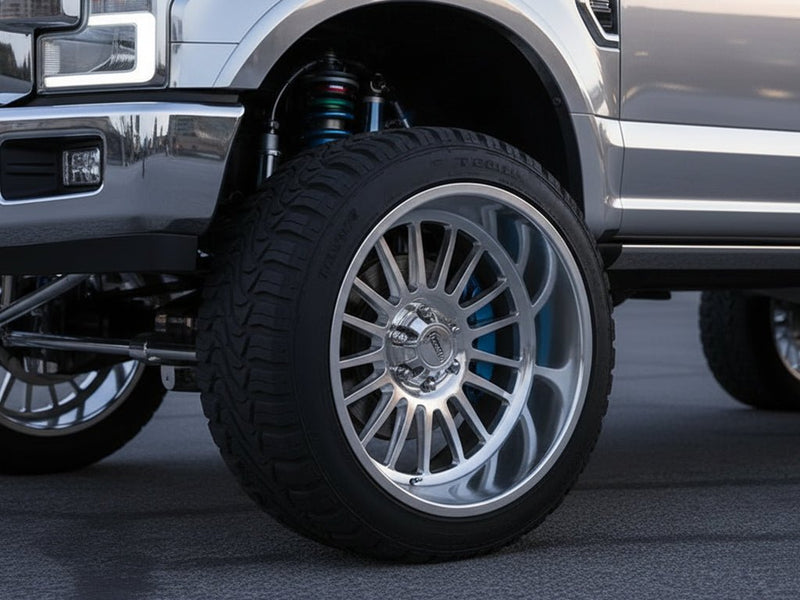 Ford F-Series wrapped in Gloss HX30000 Super Chrome Silver wrap film HX30SCH01B