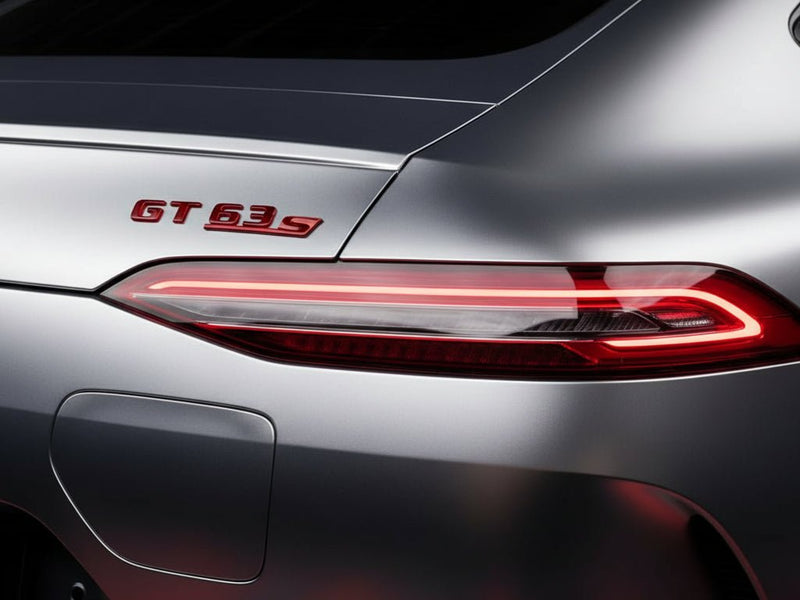 Mercedes-AMG GT 63 S wrapped in Satin HX30000 Super Chrome Silver restyling film HX30SCH01S