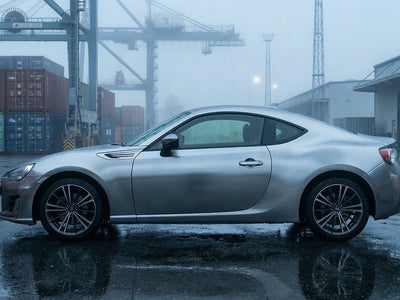 Subaru BRZ wrapped in Satin HX30000 Super Chrome Titanium automotive vinyl film HX30SCH03S