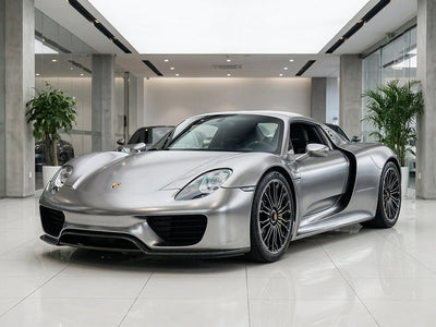 DIY Porsche 918 Spyder wrapped in Satin HX30000 Super Chrome Titanium car wrap film HX30SCH03S