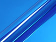 Color swatch of Hexis HX30000 Super Chrome Gloss Blue Vinyl Wrap HX30SCH05B