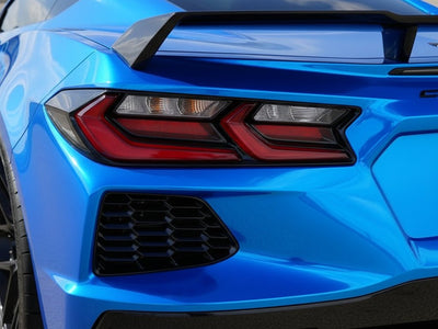 Chevrolet Corvette wrapped in Hexis Gloss HX30000 Super Chrome Blue wrap film HX30SCH05B