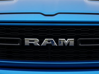 RAM wrapped in Satin HX30000 Super Chrome Blue vinyl wrap HX30SCH05S