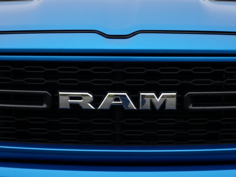 RAM wrapped in Satin HX30000 Super Chrome Blue vinyl wrap HX30SCH05S