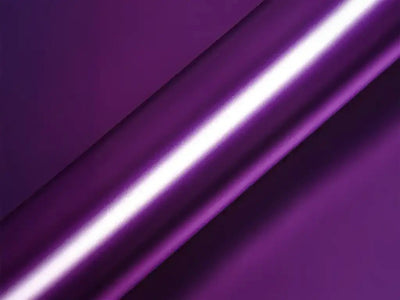 Color swatch of Hexis HX30000 Super Chrome Satin Purple Vinyl Wrap HX30SCH06S