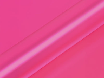 Color swatch of Hexis HX30000 Super Chrome Satin Pink Vinyl Wrap HX30SCH10S