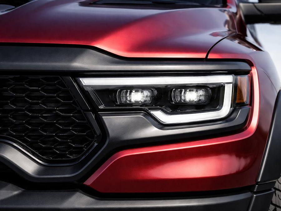 DIY Ford Ranger wrapped in Satin HX30000 Super Chrome Fever Red car wrap film
