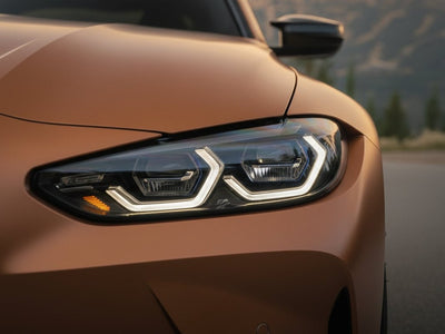 BMW M4 wrapped in Hexis Satin HX30000 Super Chrome Arabica Copper automotive vinyl film HX30SCH15S