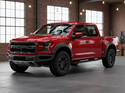 Ford F-150 Raptor wrapped in SuperGloss HXONE™ Lava Red wrap film HXONE400