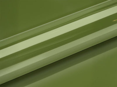 Color swatch of Hexis HXONE Super Gloss Vintage Green Vinyl Wrap HXONE700