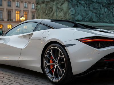 DIY McLaren 720S wrapped in Super Gloss HXONE™ Alpine Gray wrap film HXONE802